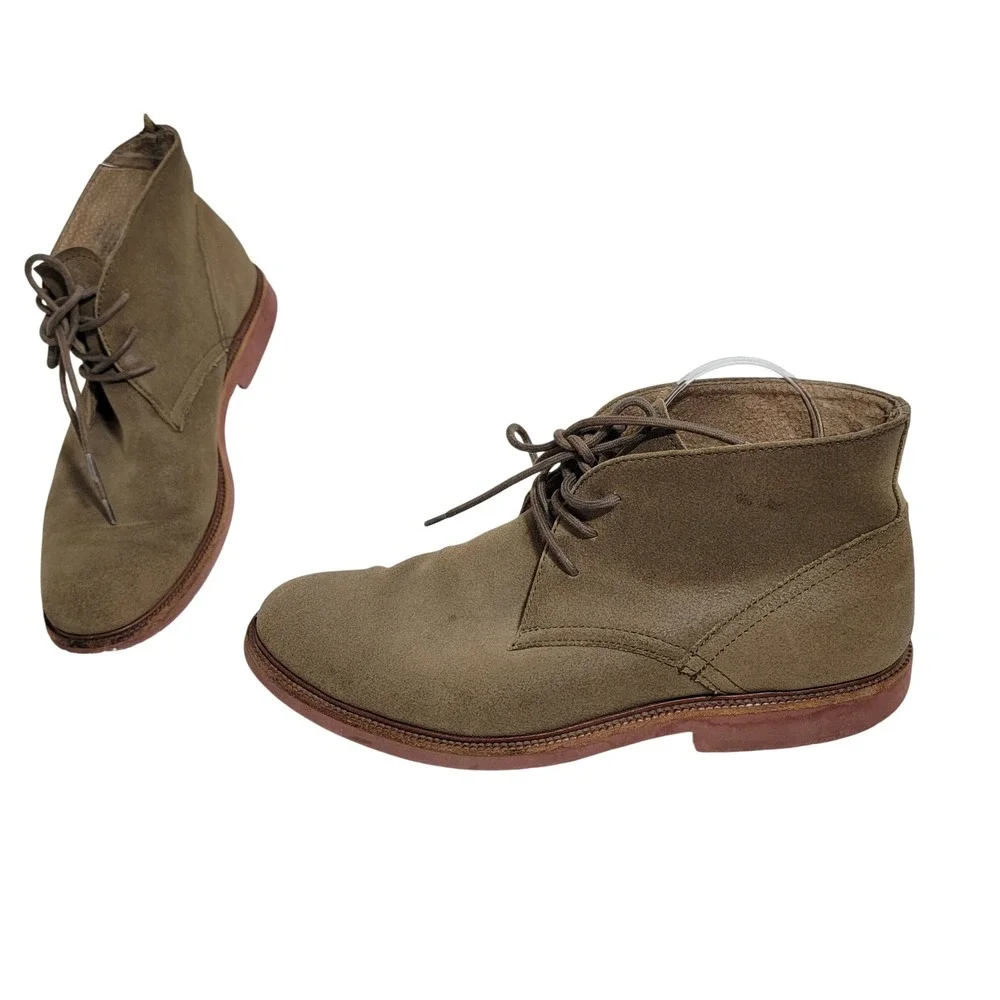 Polo Ralph Lauren Mens Torrington Chukka Boots Suede‎ Brown Lace Up Size 10.5